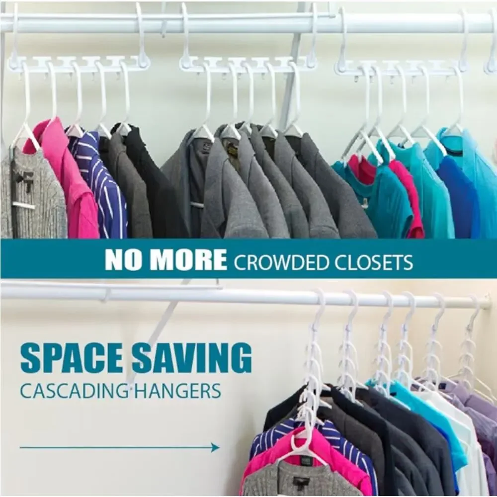 Wonder Hanger 8-Pack Space Saving Hangers